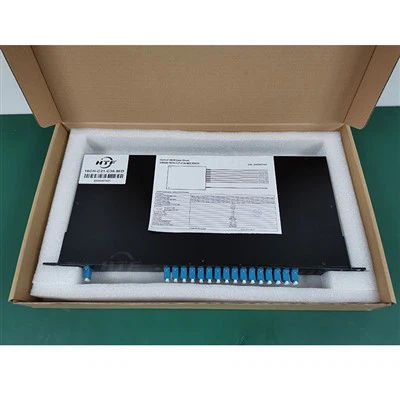 Rak 1U Gentian Dwi 16CH DWDM Mux/demux